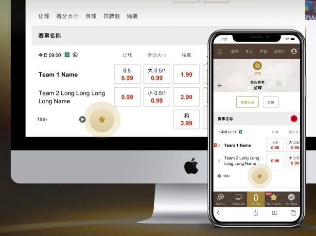 Singbet Professional Trading Interface